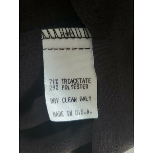 Blanque Womens Brown Asymmetric Button Down Top Size 1 Triacetate Blend - Picture 8 of 8